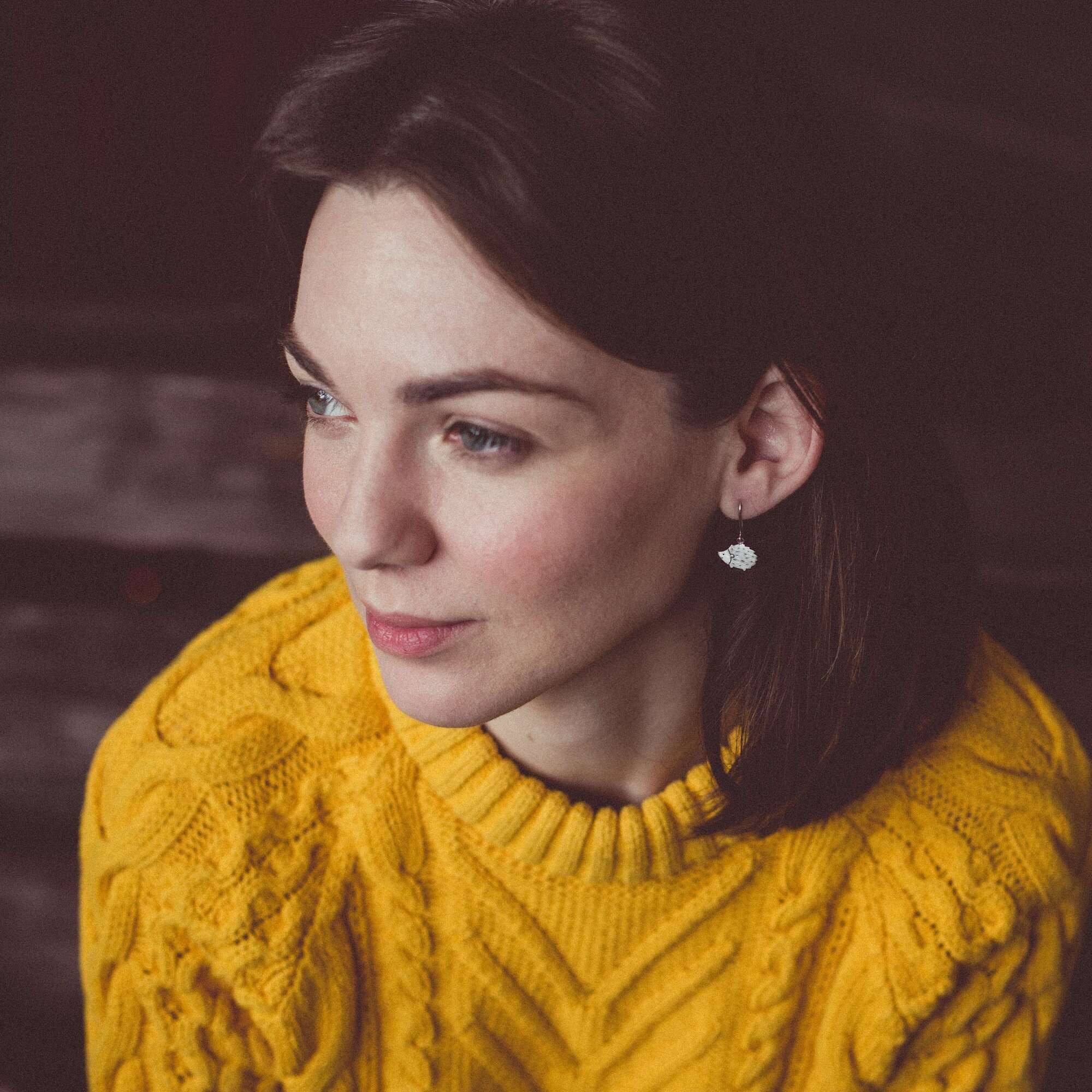 Ежи серьги на швензах