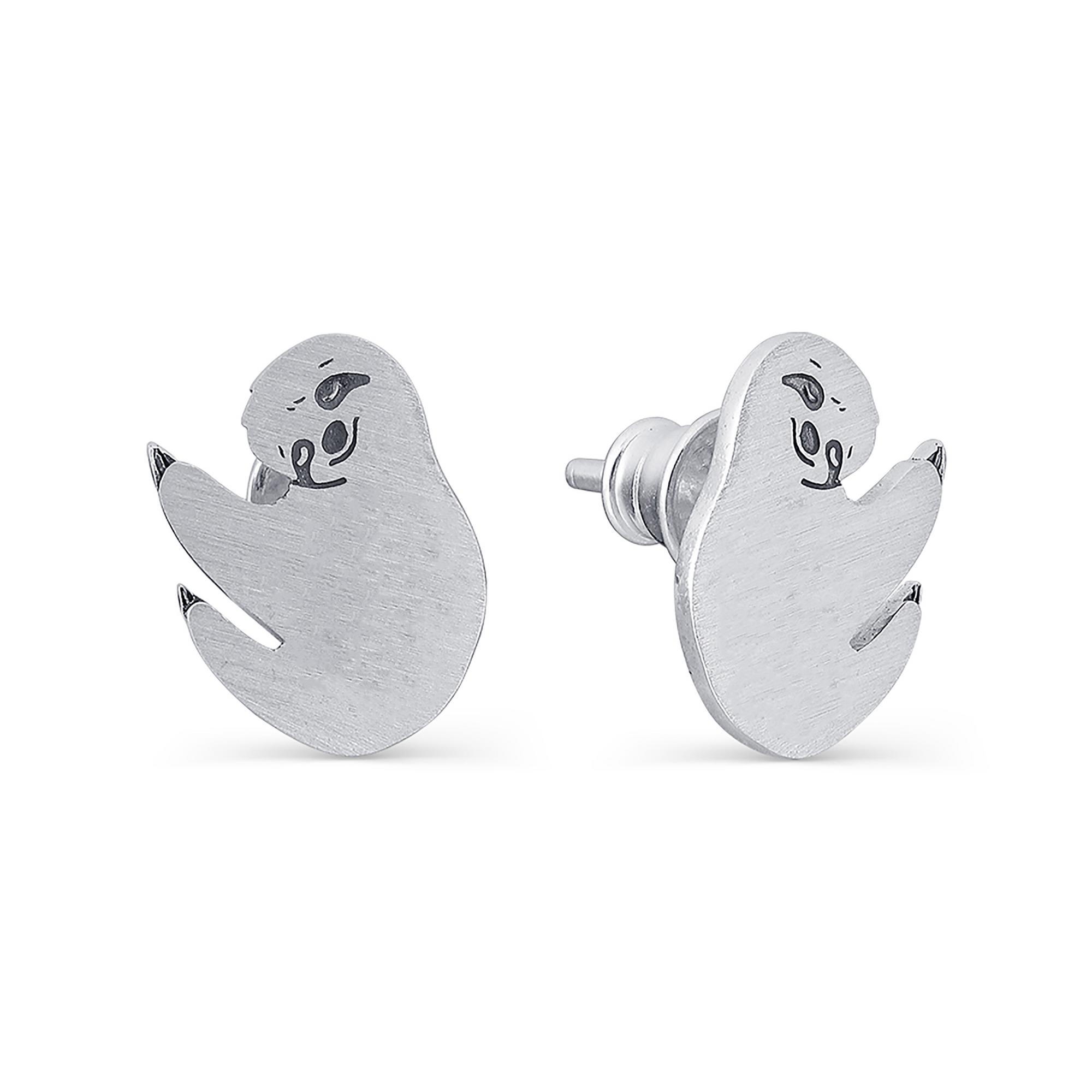 Ленивцы серьги пусеты