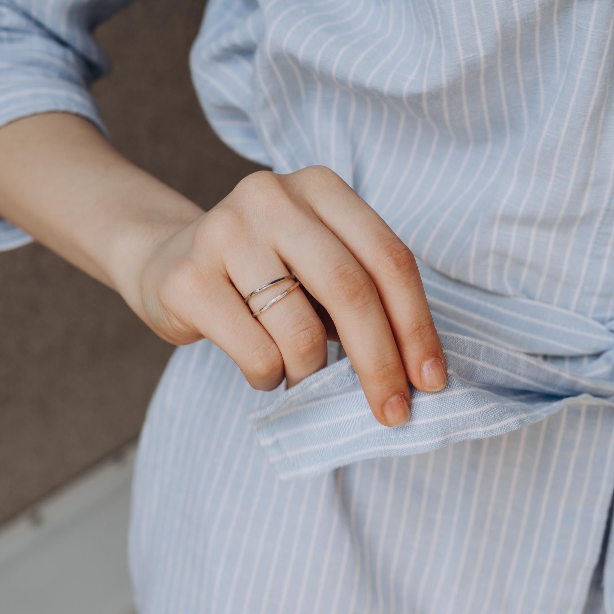 Кольцо  confetti streak горное озеро