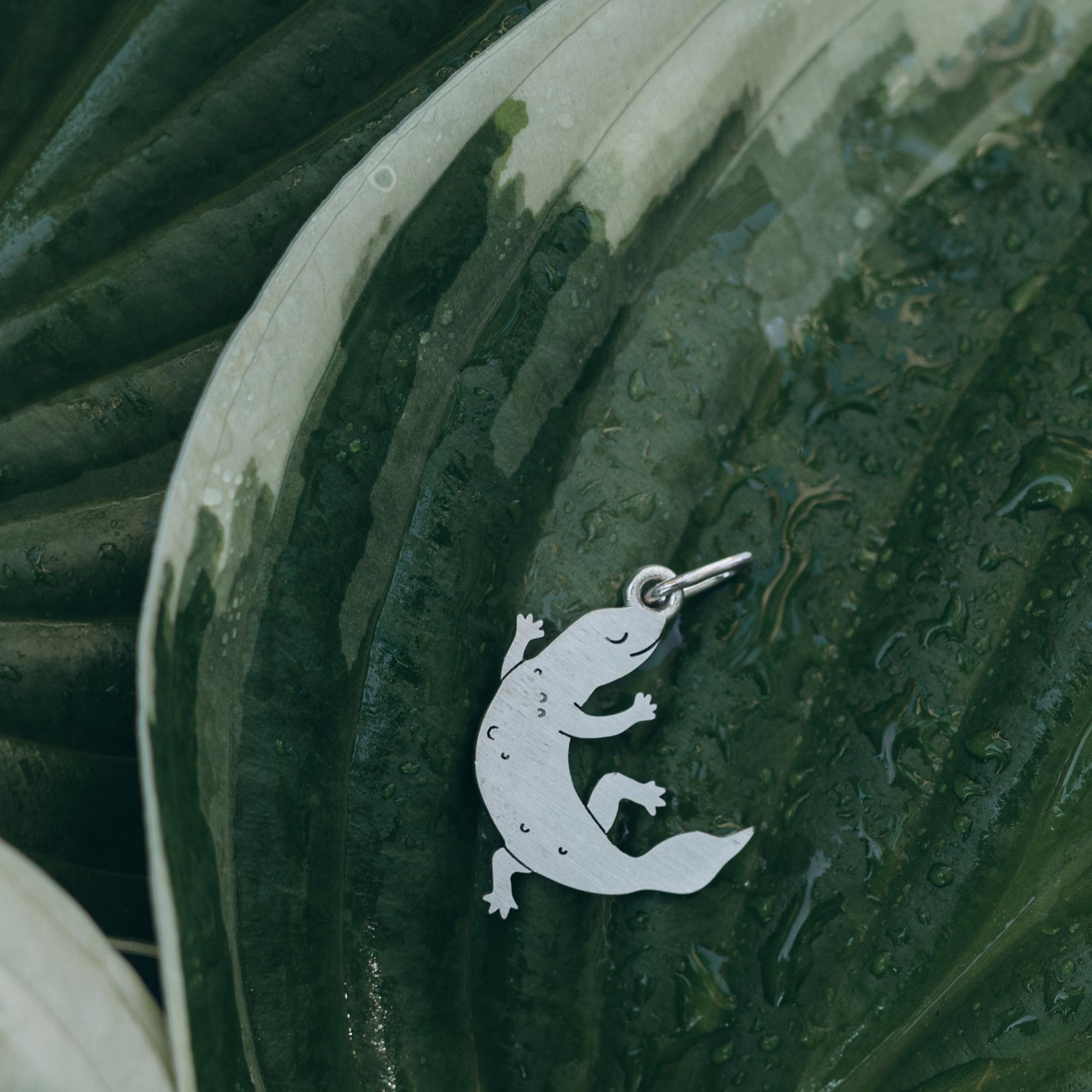 Геккон кулон