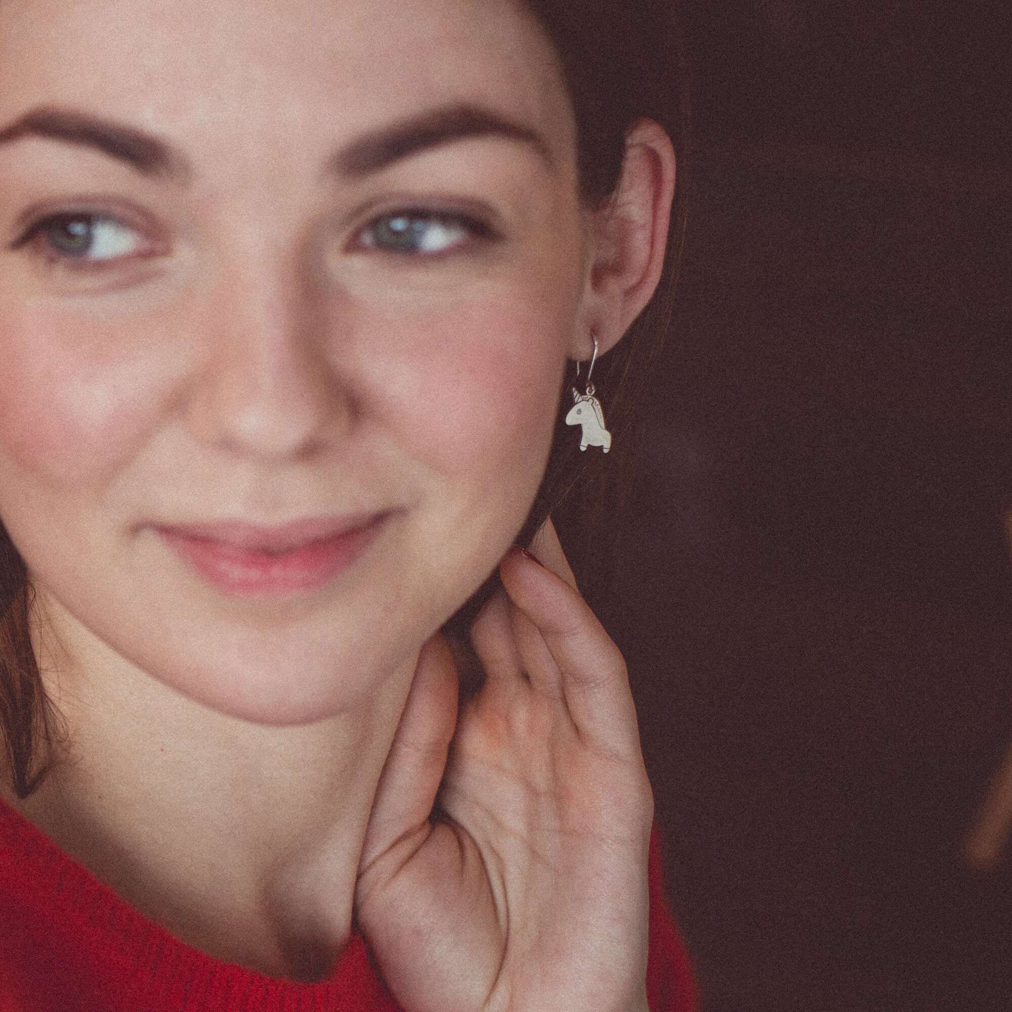 Единороги серьги на швензах