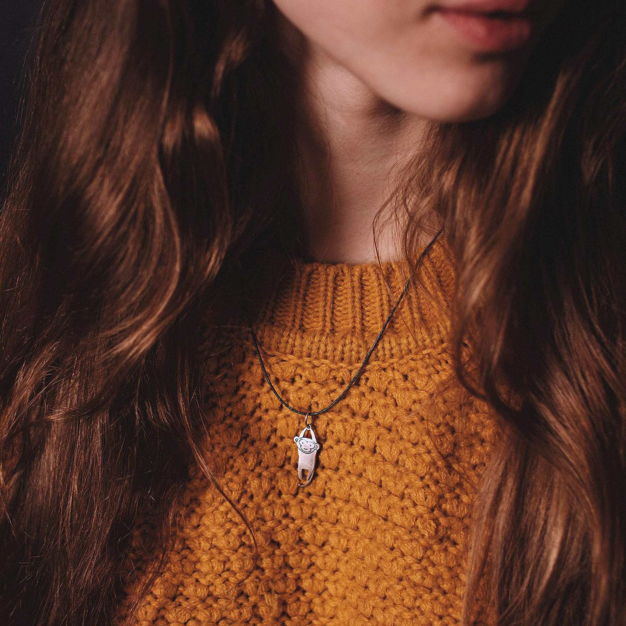 Обезьянка кулон