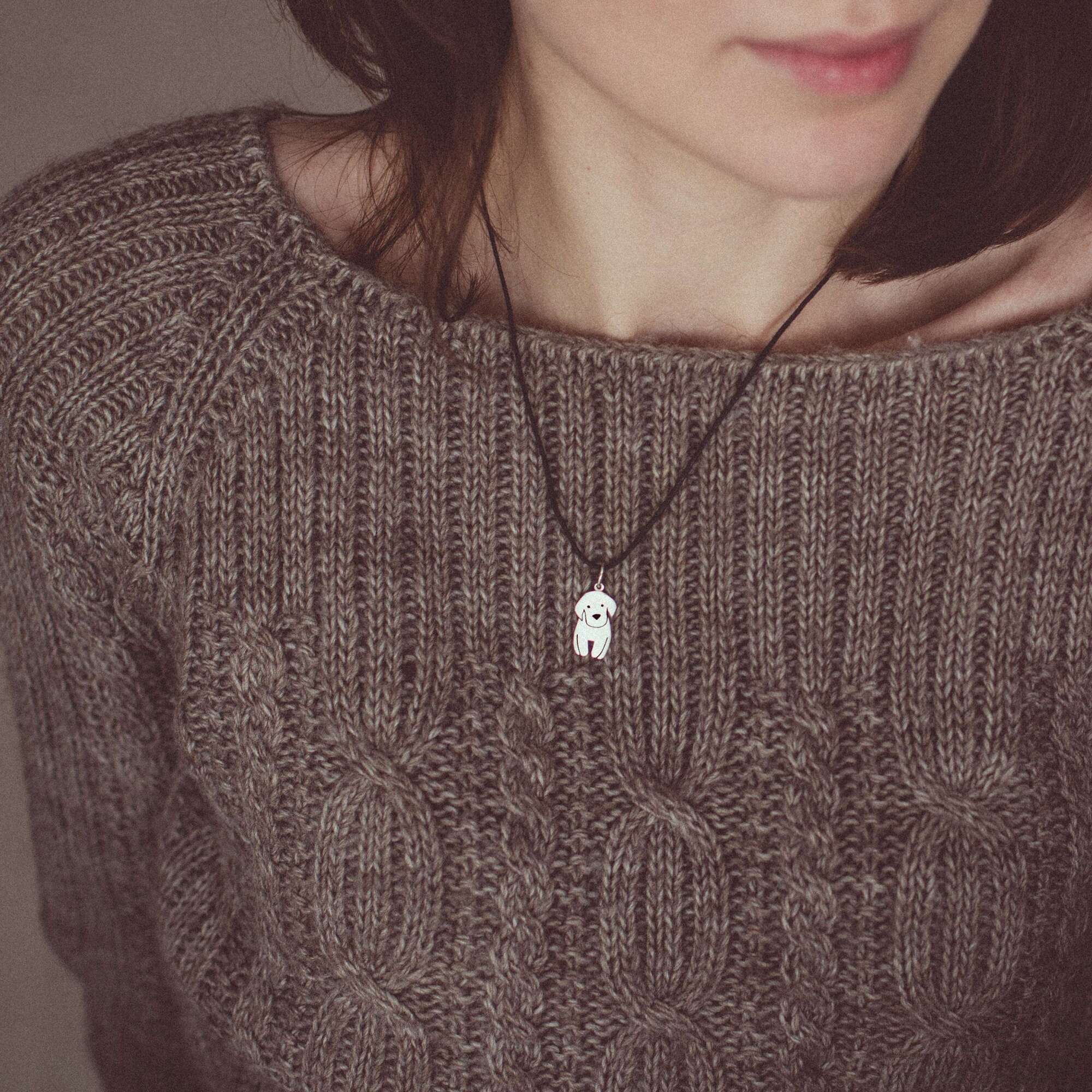 Собачка кулон