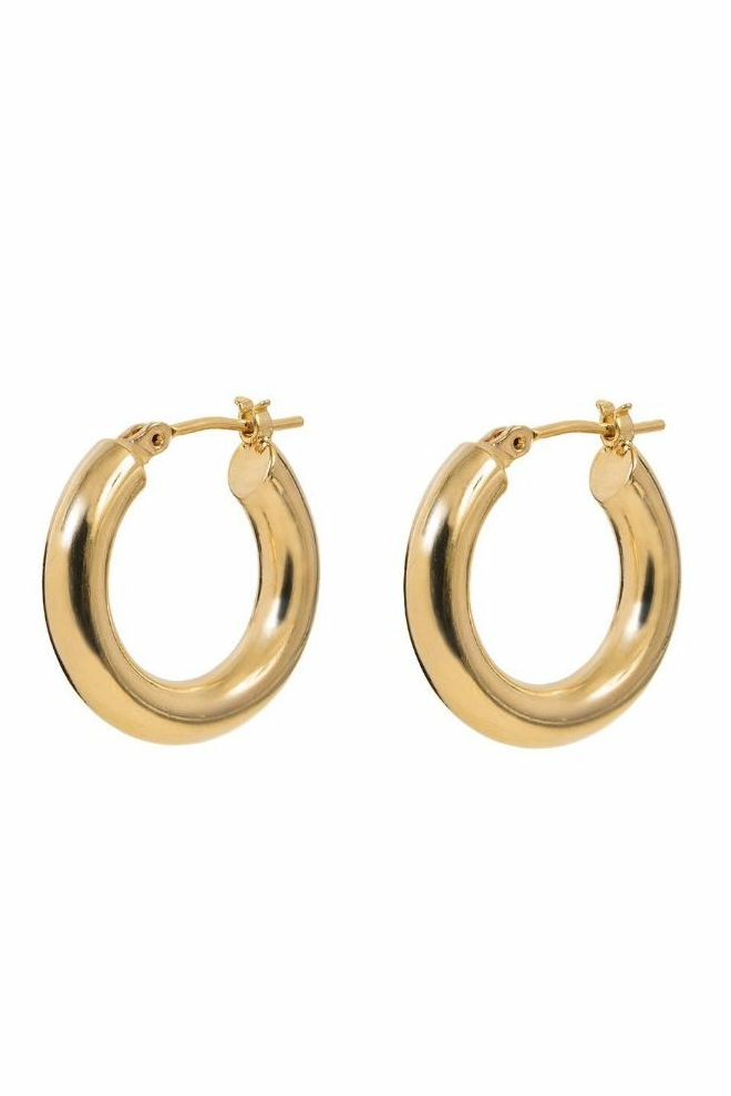 Серьги Кольца Polish gold 21 мм