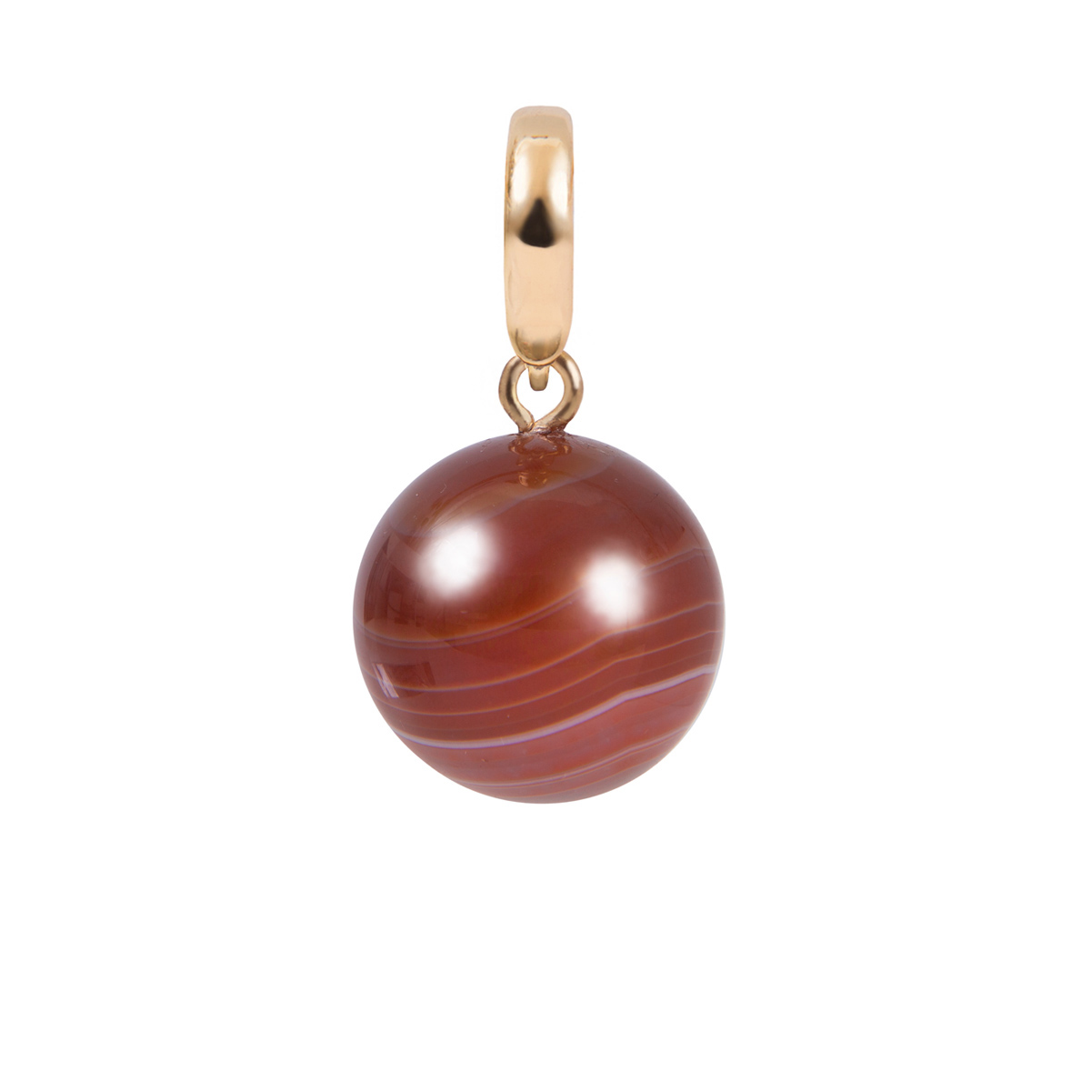 Кулон Шар из Сердолика