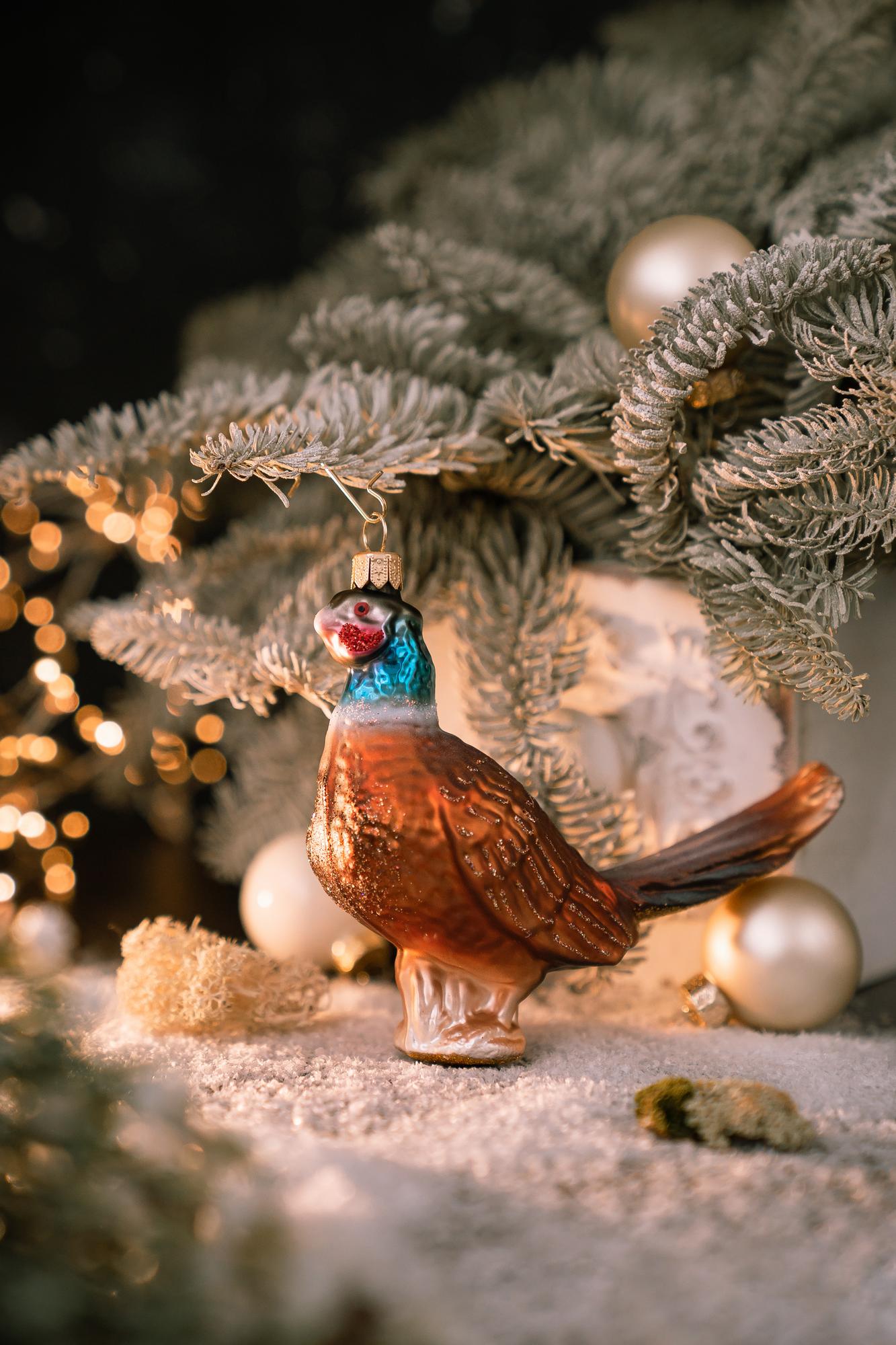 Елочная игрушка "Фазан"
