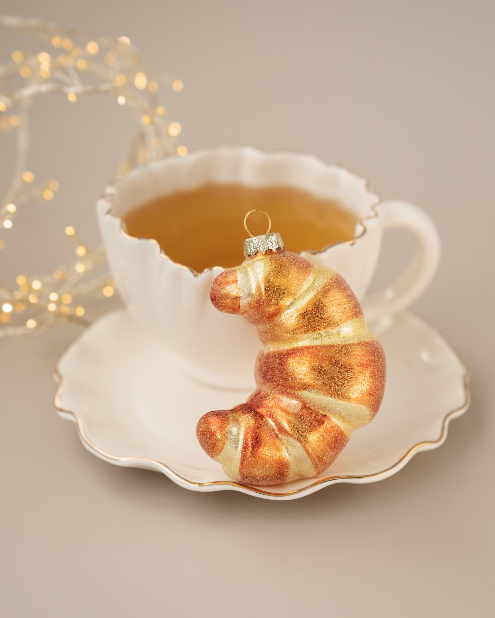 Елочная игрушка "Круассан"