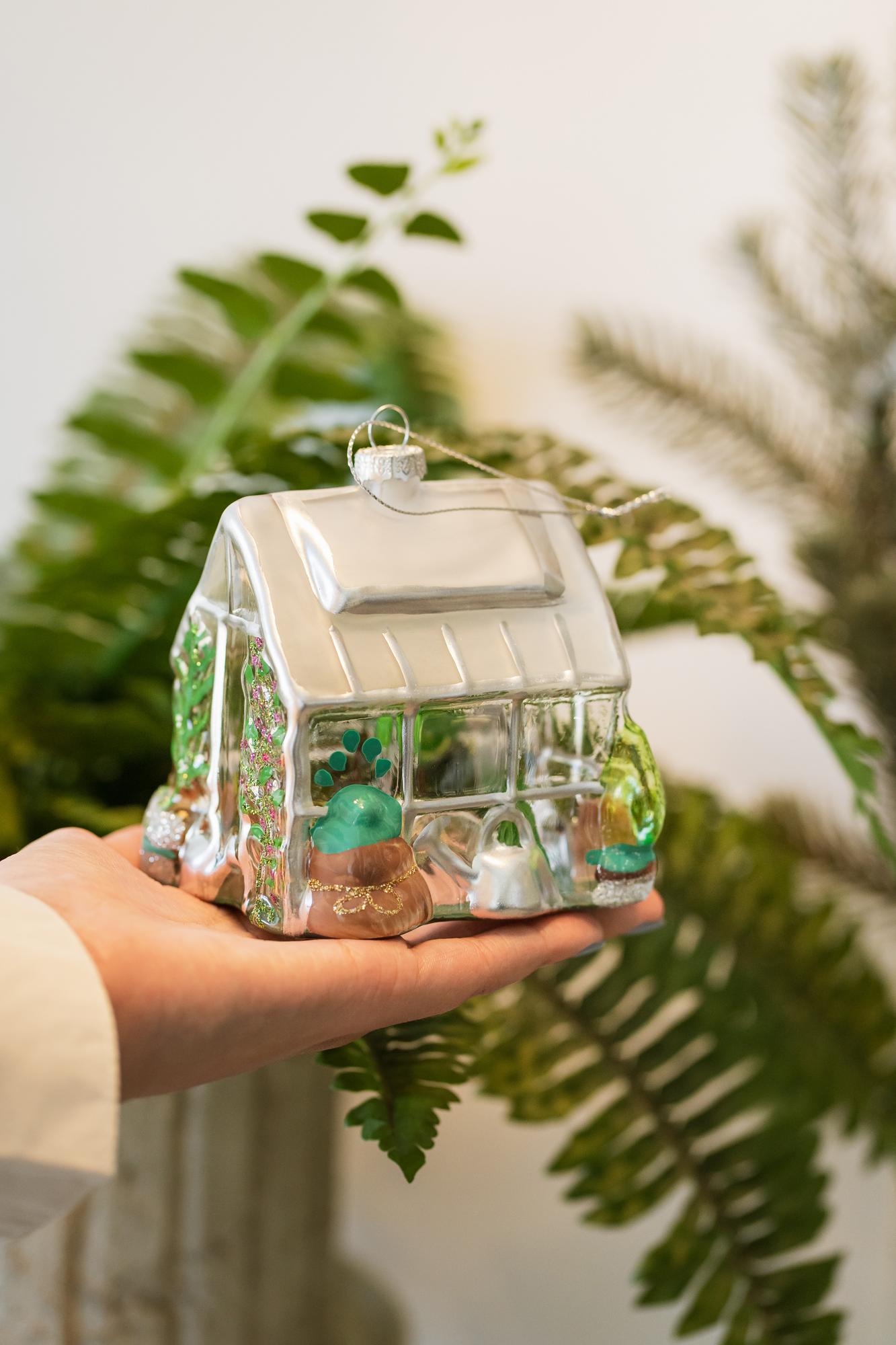 Елочная игрушка "Теплица"