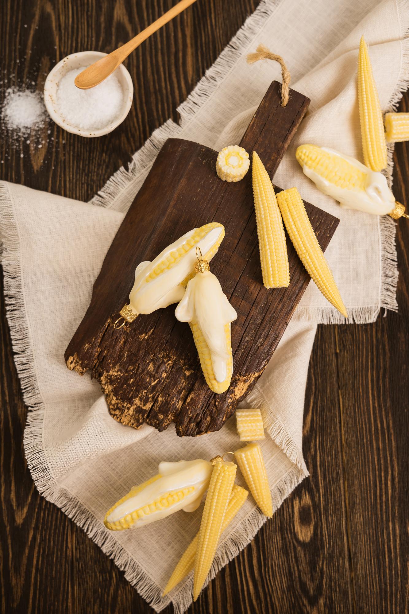 Елочная игрушка "Початок кукурузы"