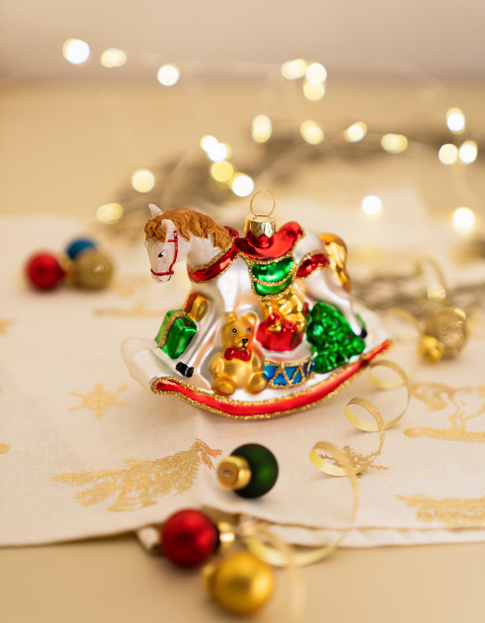 Елочная игрушка "Лошадка"