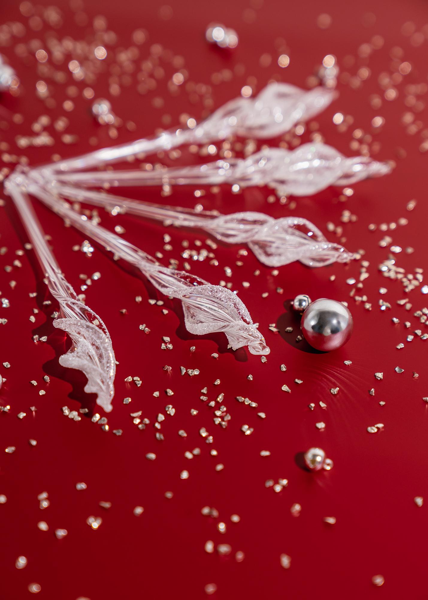 Елочная игрушка "Сосулька"