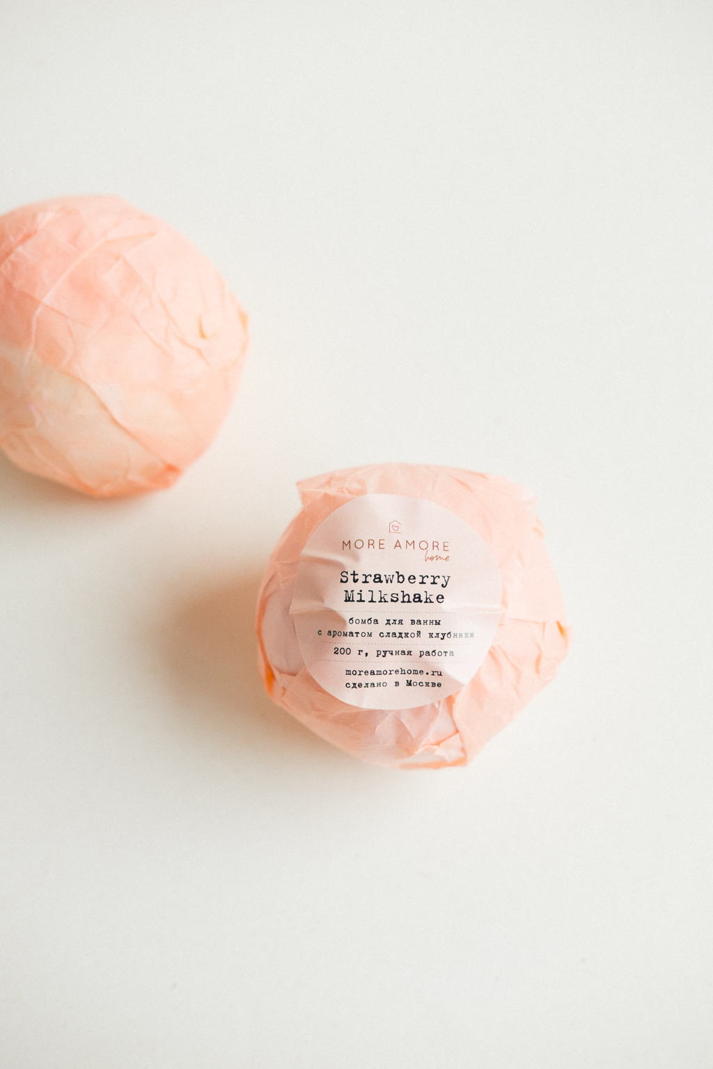 бомбочка Strawberry Milkshake/Клубника