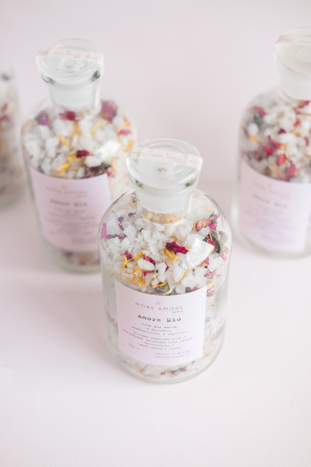 соль для ванны Amore mio с ароматом влюбленности