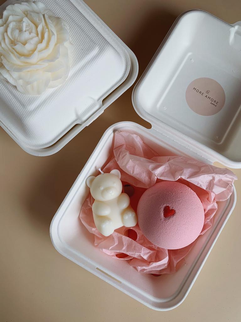 Весенний мини-бокс с мишкой