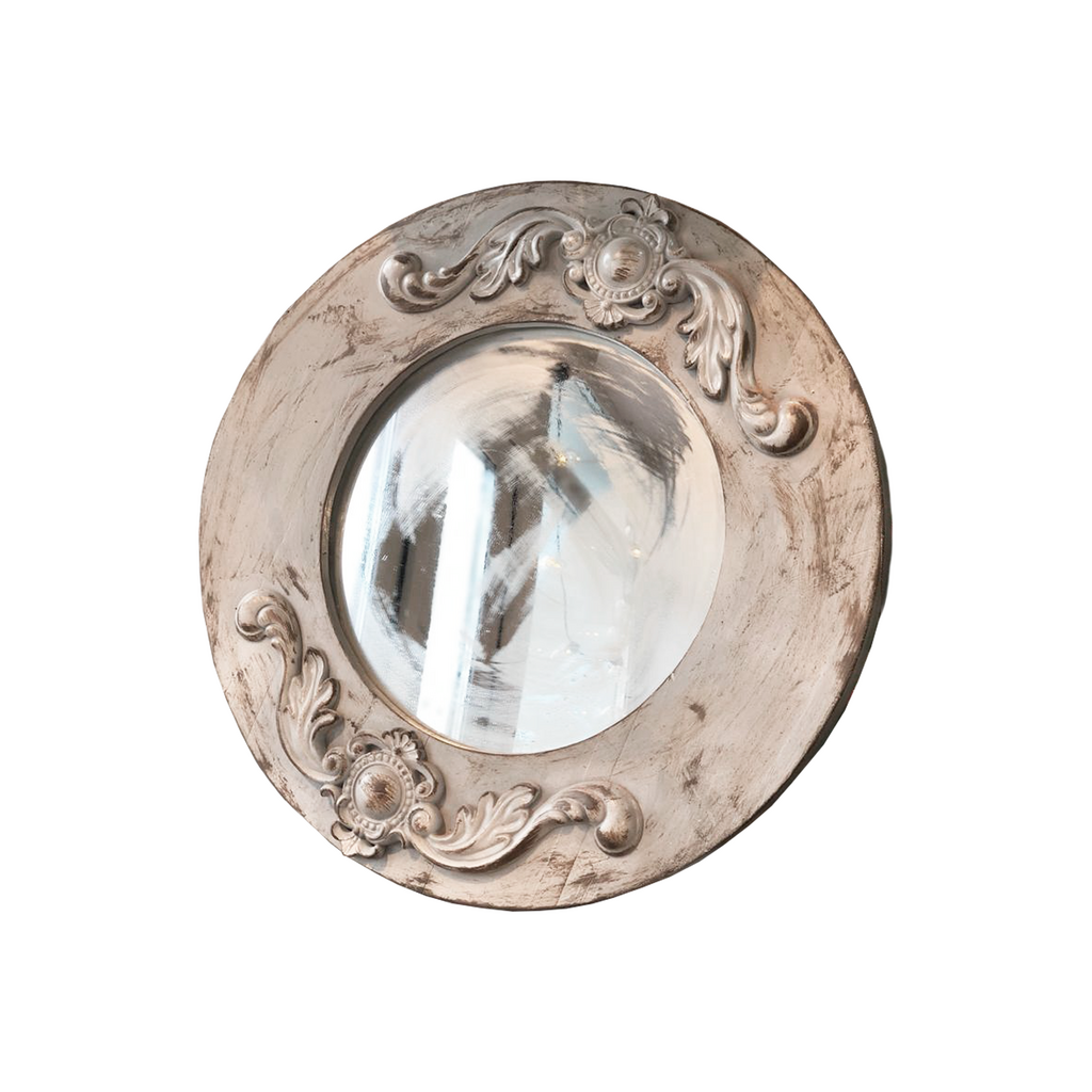 Зеркало Круглое серое 50 см