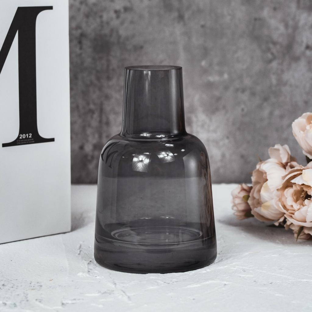 Ваза Кристалл серая 14х9х3,5 см