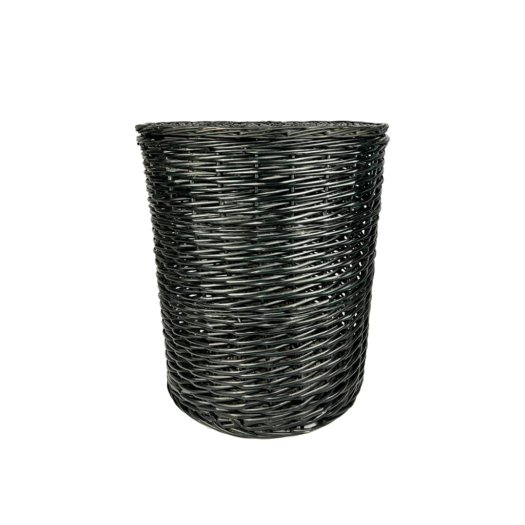 Корзина плетёная с крышкой