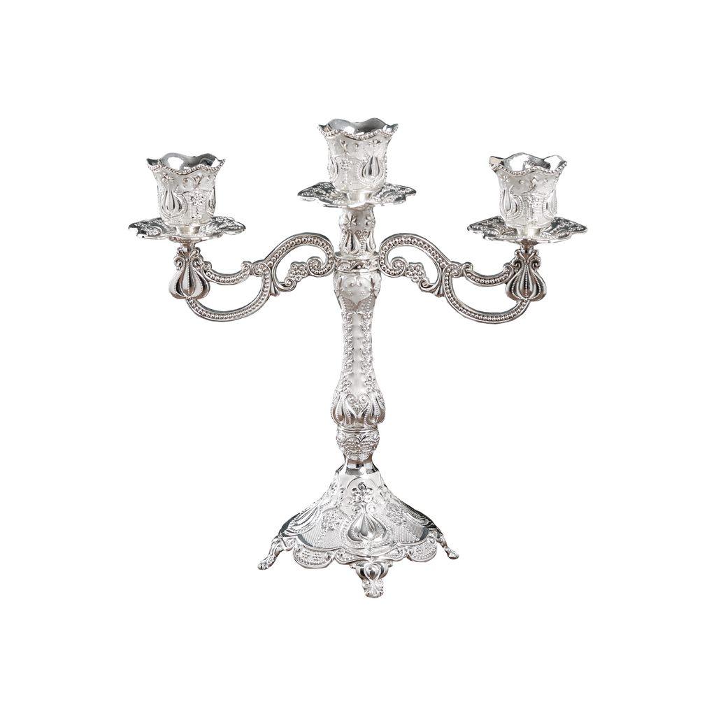 Подсвечник Узор на 3 свечи