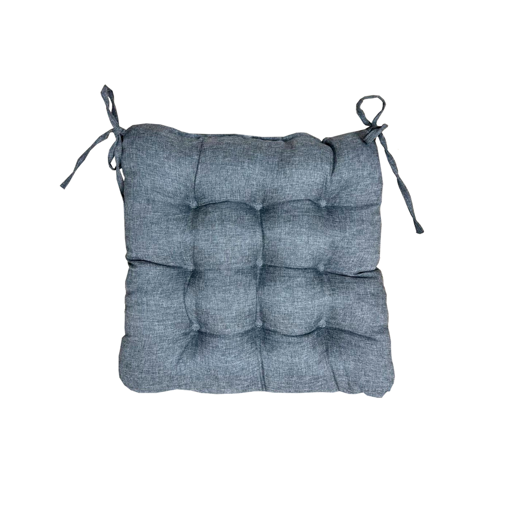 Подушка на стул серая 37х37 см