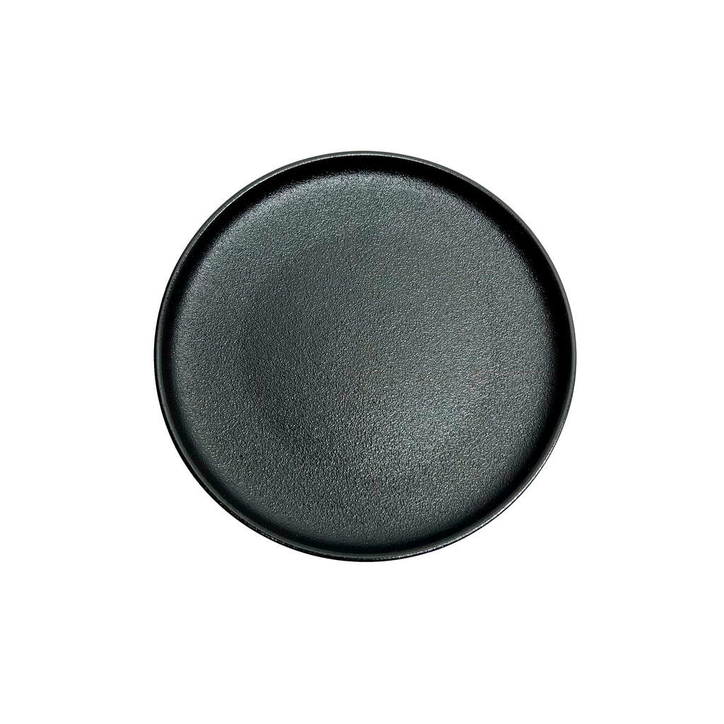Тарелка десертная черная 20 см