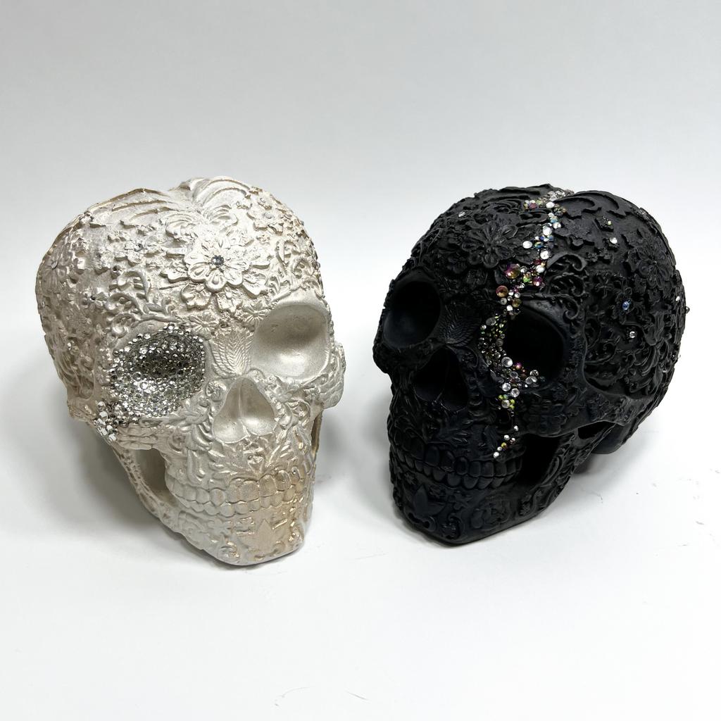 Фигура Череп декоративный резной 14 см