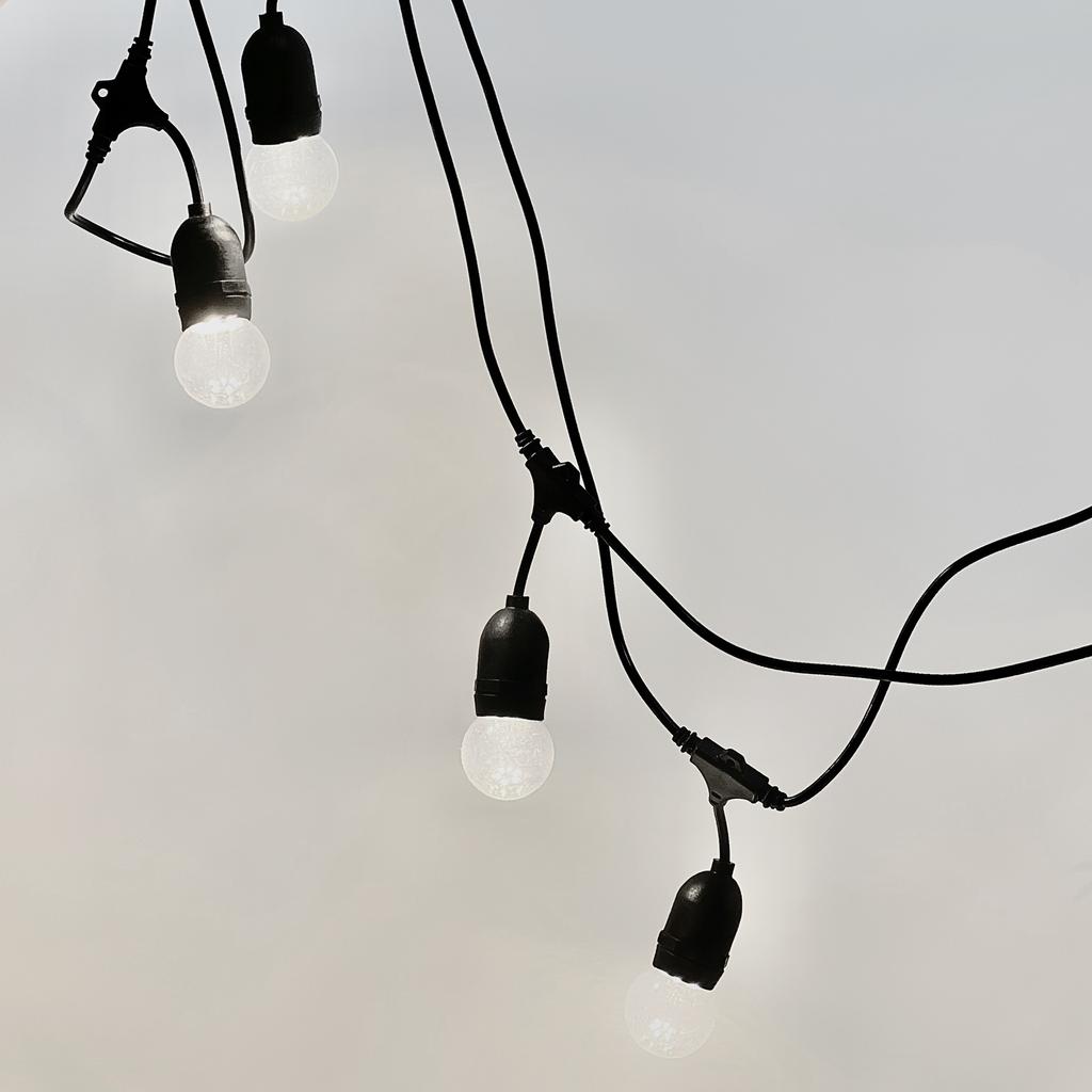 Гирлянда Retro light 25 м, 50 ламп, шаг 50 см