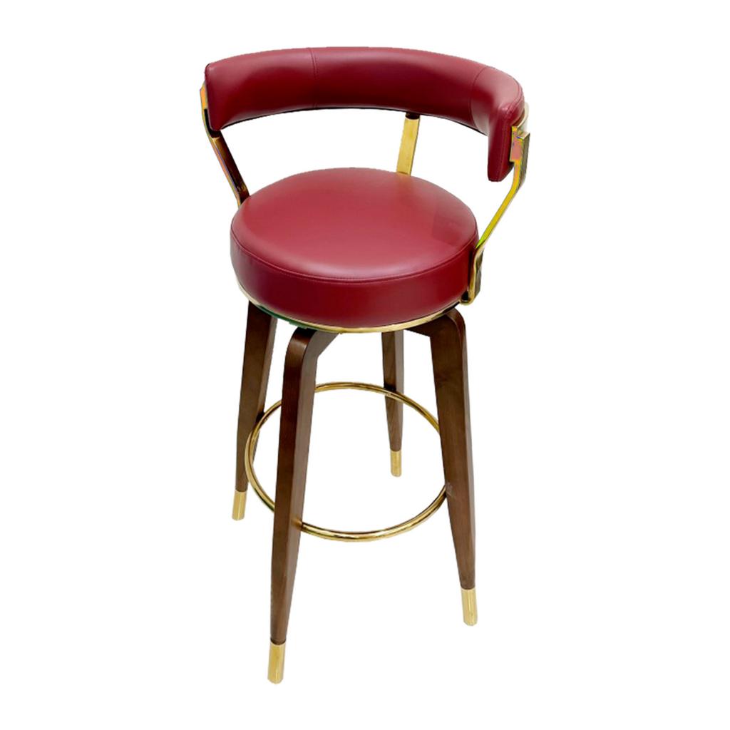 Стул барный Corona вишневый