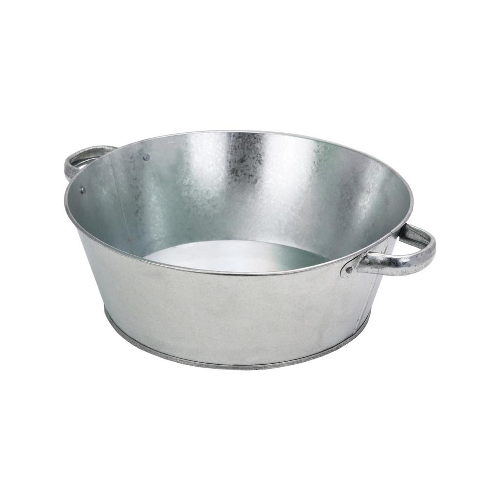 Таз оцинкованный круглый 9 л