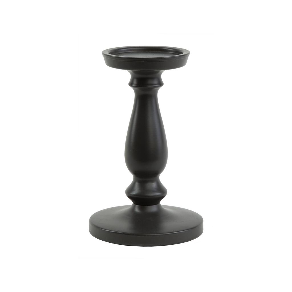 Подсвечник черный Эрсетта 21 см