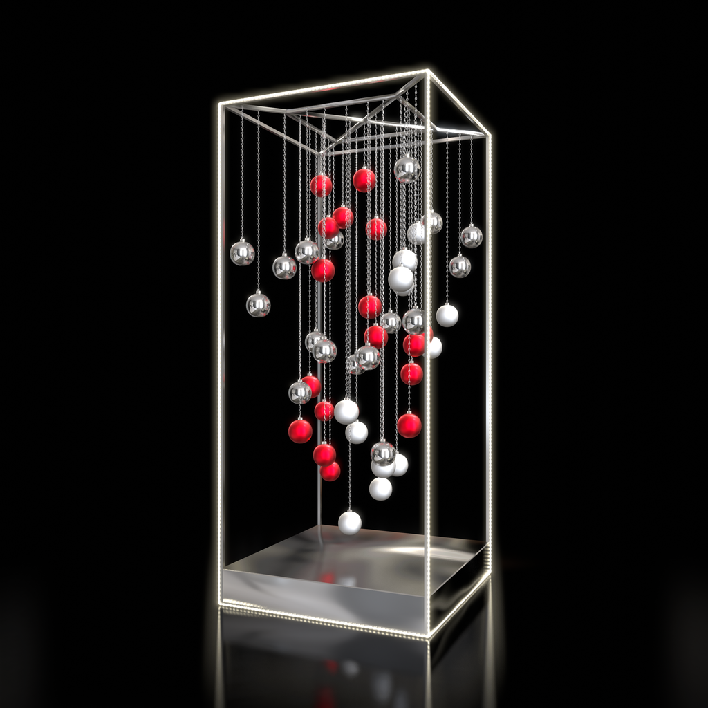 Куб с шарами №2