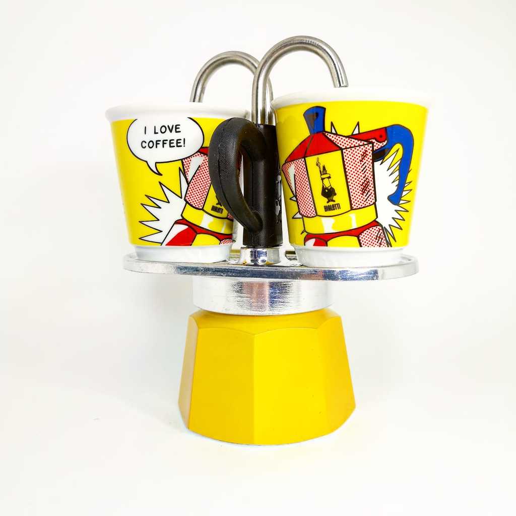 Гейзерная кофеварка Mini Express Arte Lichtenstein с 2 стаканами