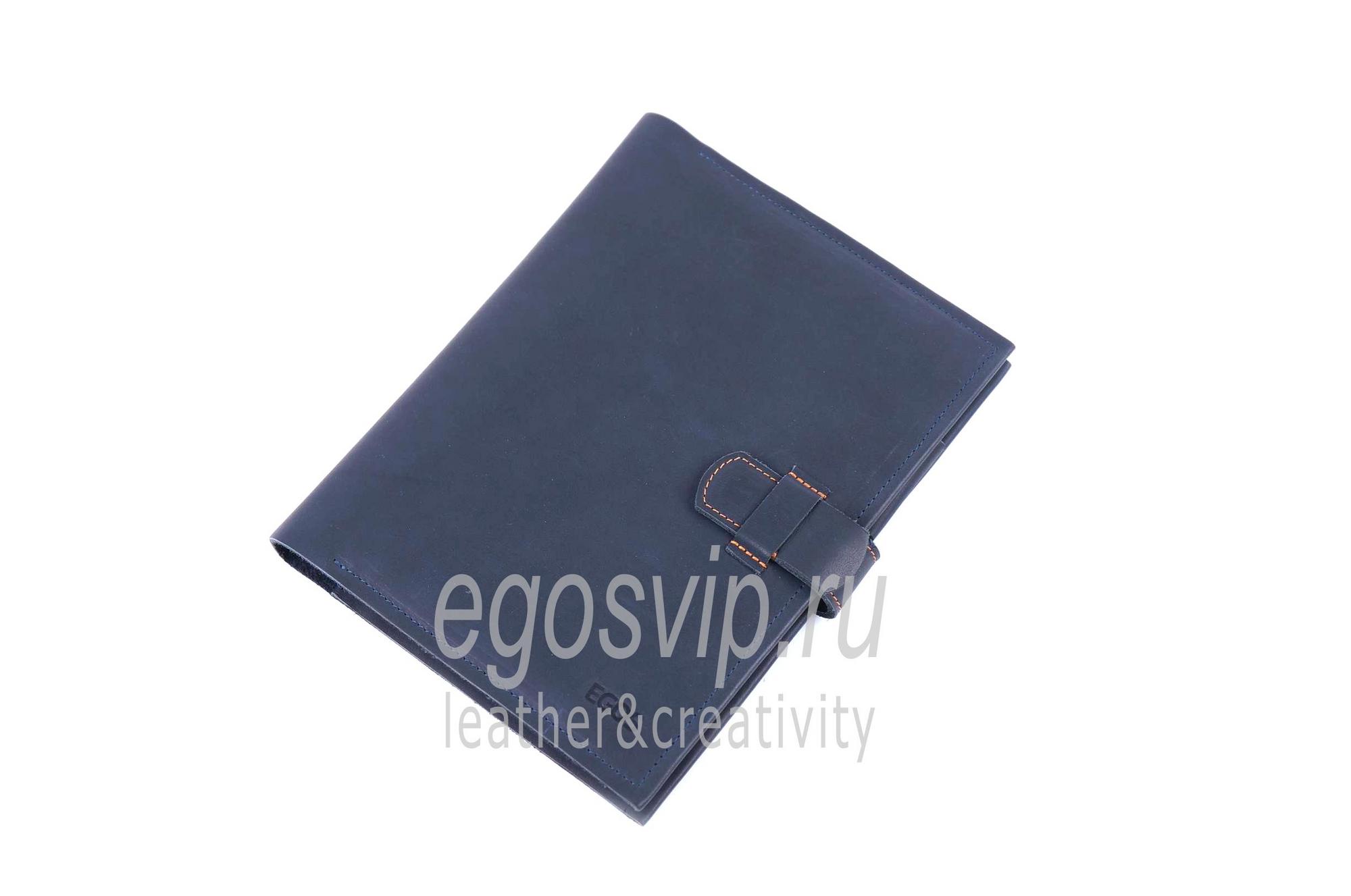 Органайзер кожаный 8 КАРМАНОВ / модель 98 синий