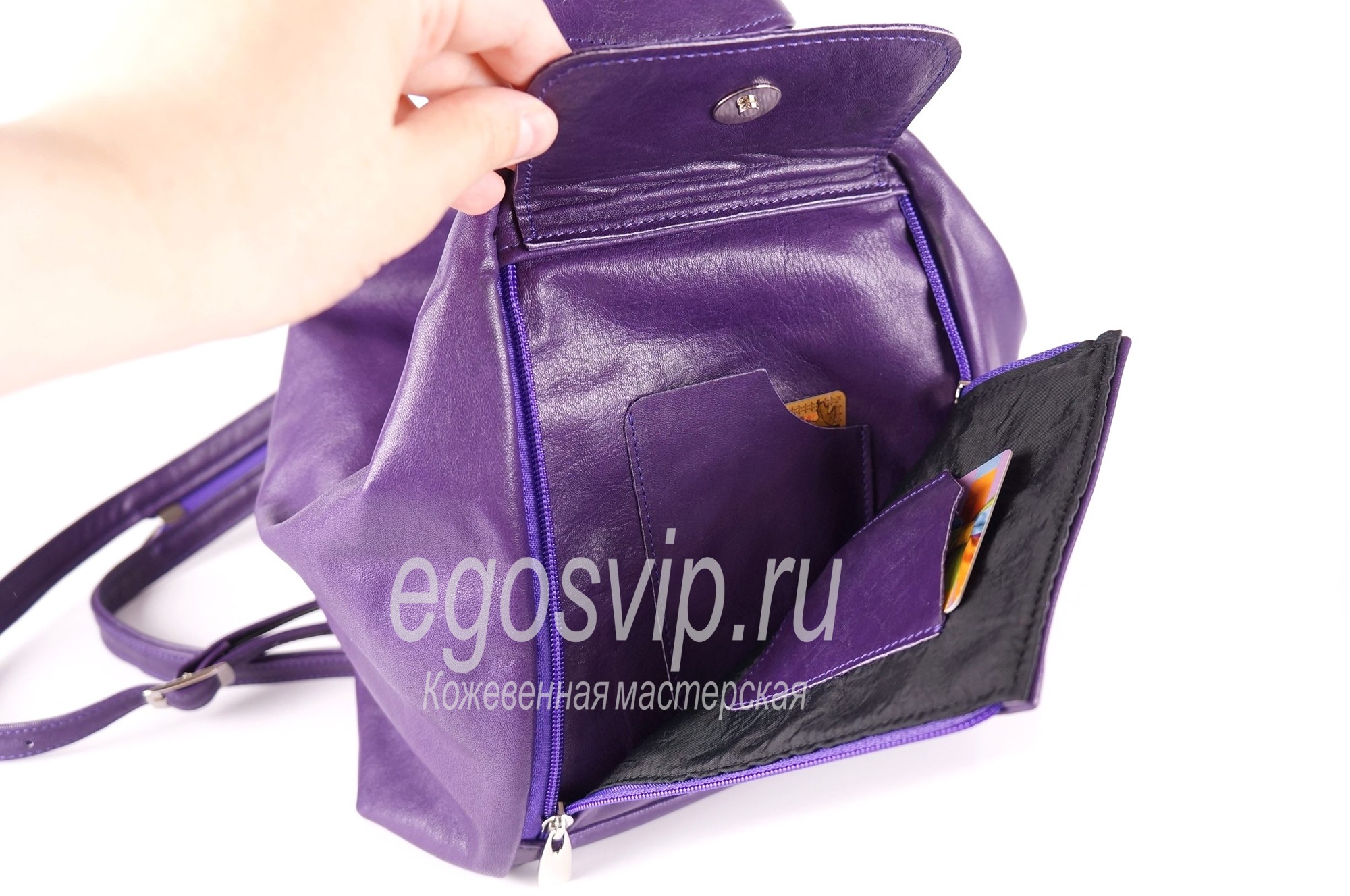 Рюкзак сумка кожаная трансформер / модель 33