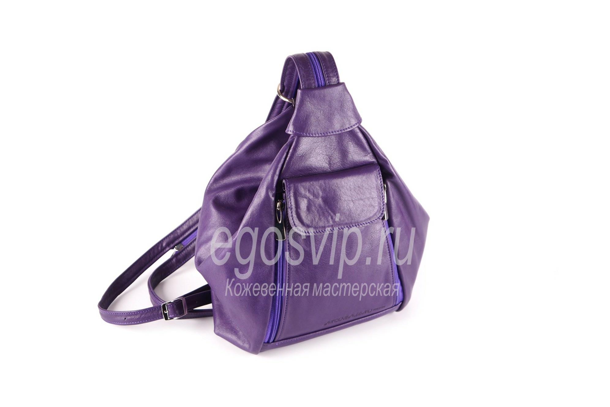 Сумка рюкзак трансформер женский кожаный EGOS/Москва