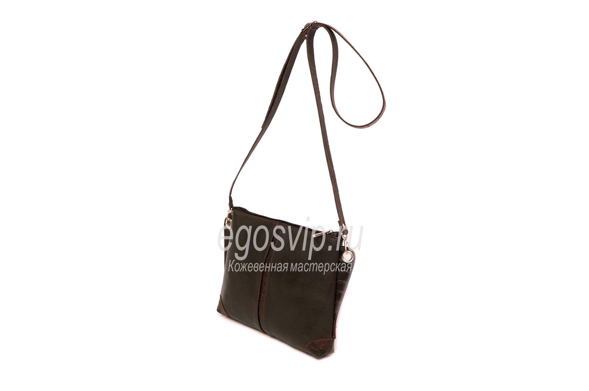 Сумка кроссбоди натуральная кожа со съемным ремешком / модель 5003