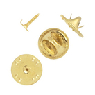 Комплект фурнитуры для значков, большой (латунь)