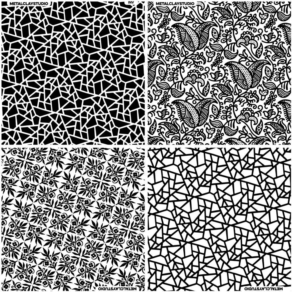 Текстура из полимерной резины ASSORTED 4in1 #44