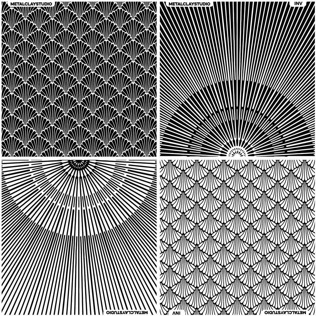 Текстура из полимерной резины ASSORTED 4in1 #43