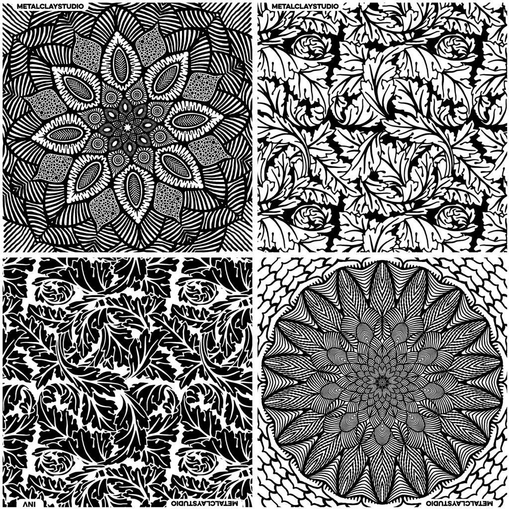 Текстура из полимерной резины ASSORTED 4in1 #42