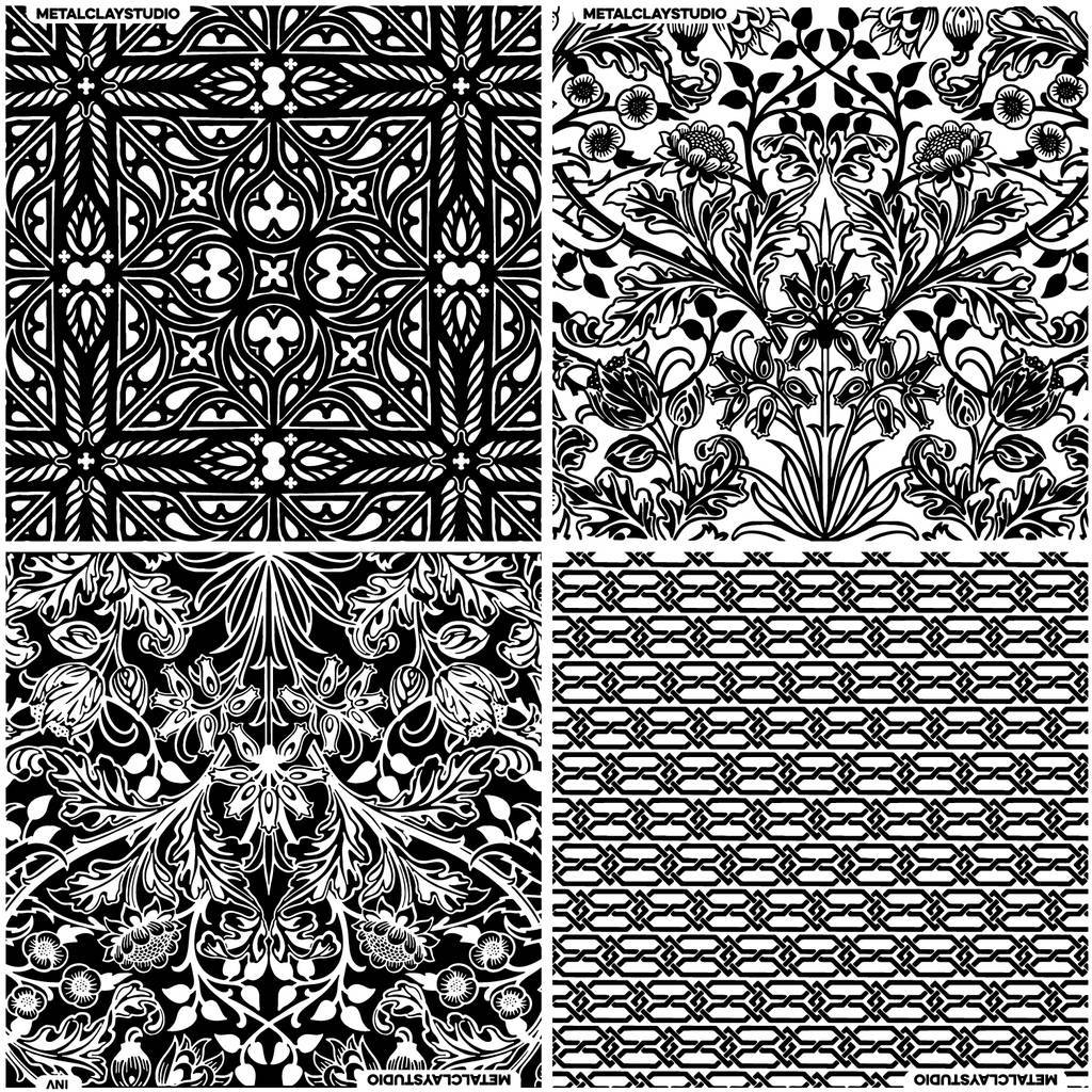 Текстура из полимерной резины ASSORTED 4in1 #37