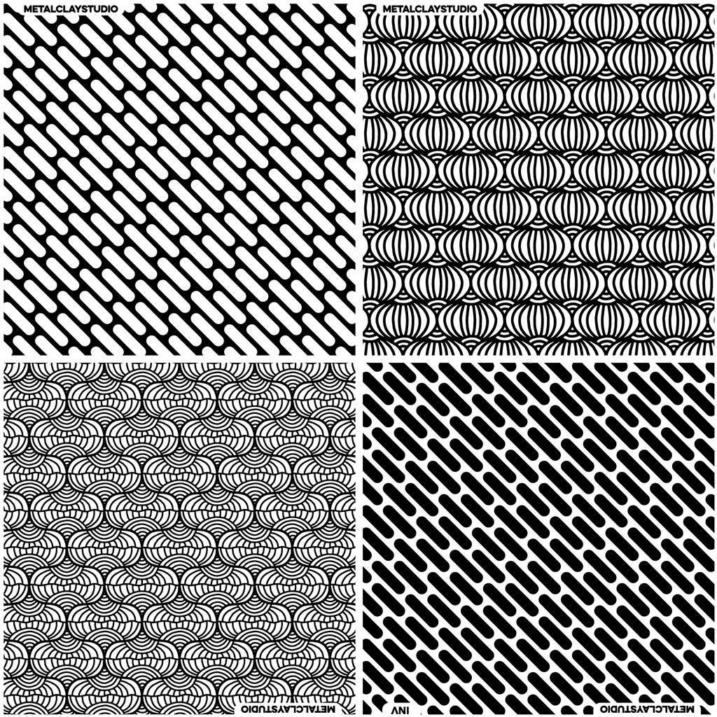 Текстура из полимерной резины ASSORTED 4in1 #36