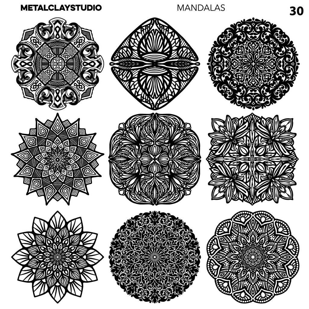 Текстура из полимерной резины MANDALA ART#28