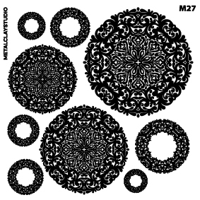 Текстура из полимерной резины MANDALA ART#27