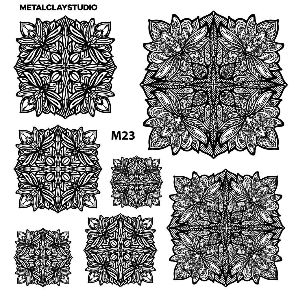 Текстура из полимерной резины MANDALA ART#23