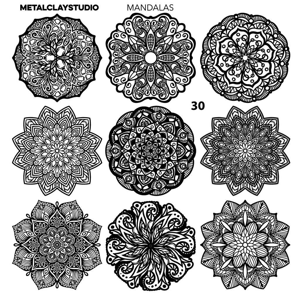 Текстура из полимерной резины MANDALA ART#19