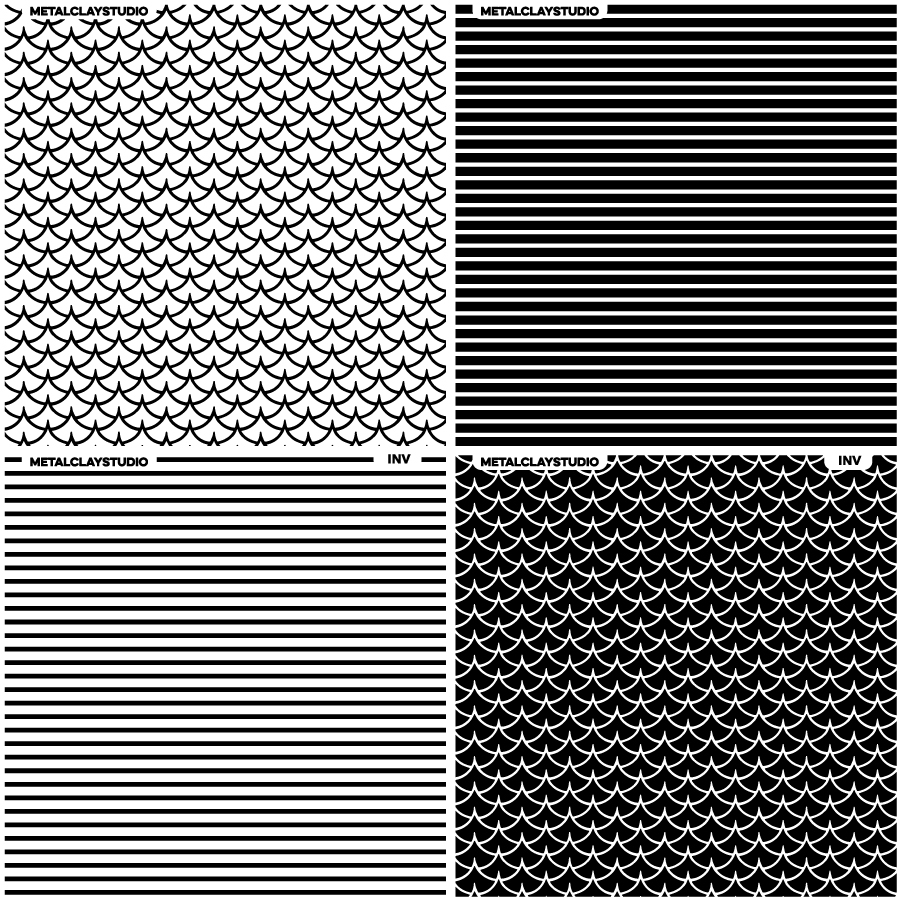 Текстура из полимерной резины ASSORTED 4in1 #35