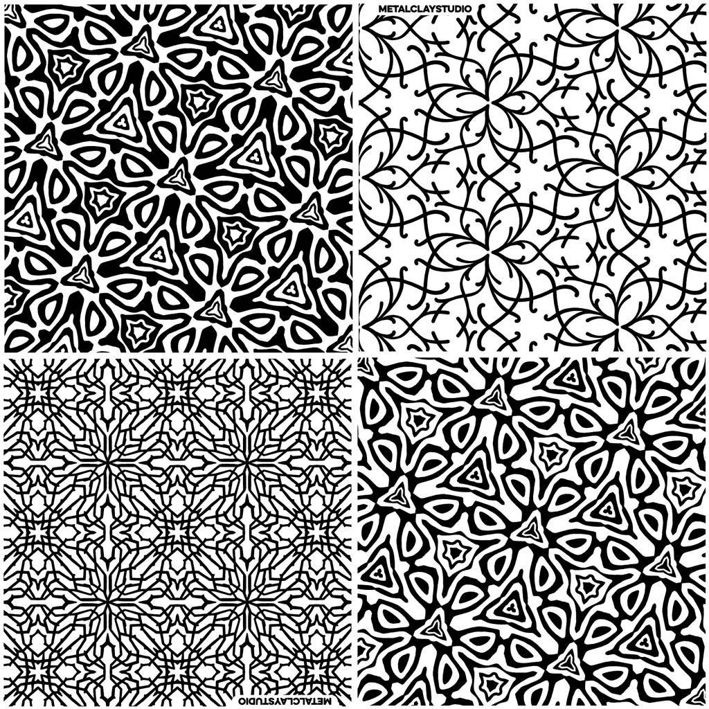 Текстура из полимерной резины ASSORTED 4in1 #32