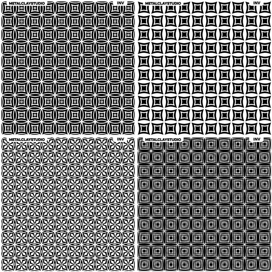 Текстура из полимерной резины ASSORTED 4in1 #30