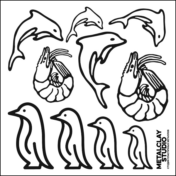 Текстура из полимерной резины FAUNA#02