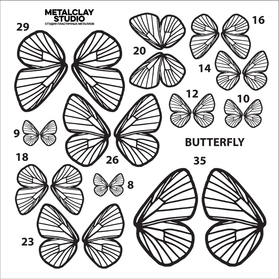 Текстура из полимерной резины INSECTS#05-2
